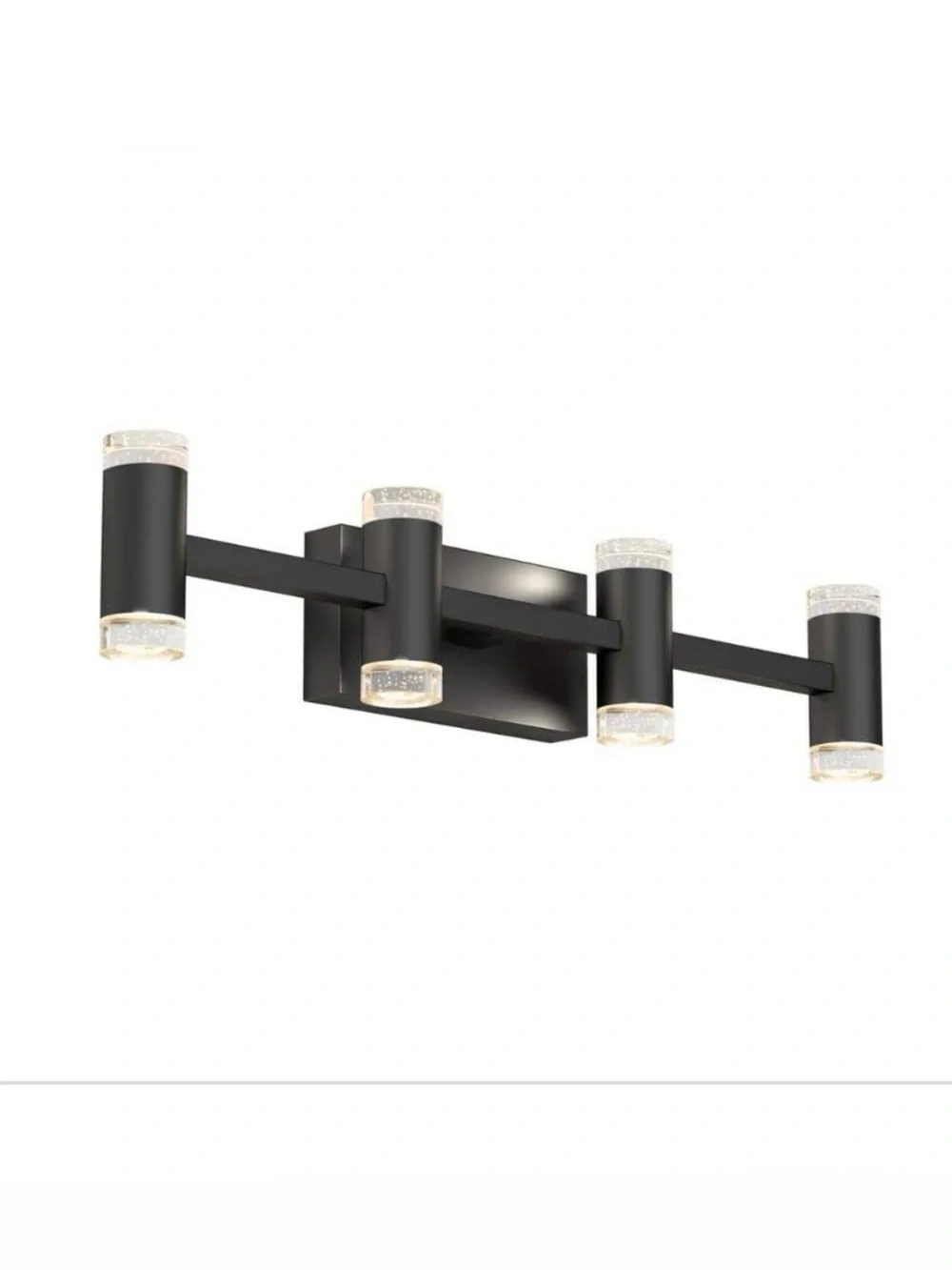 New Artika Mist Modern Matte Black LED Vanity Light Fixture